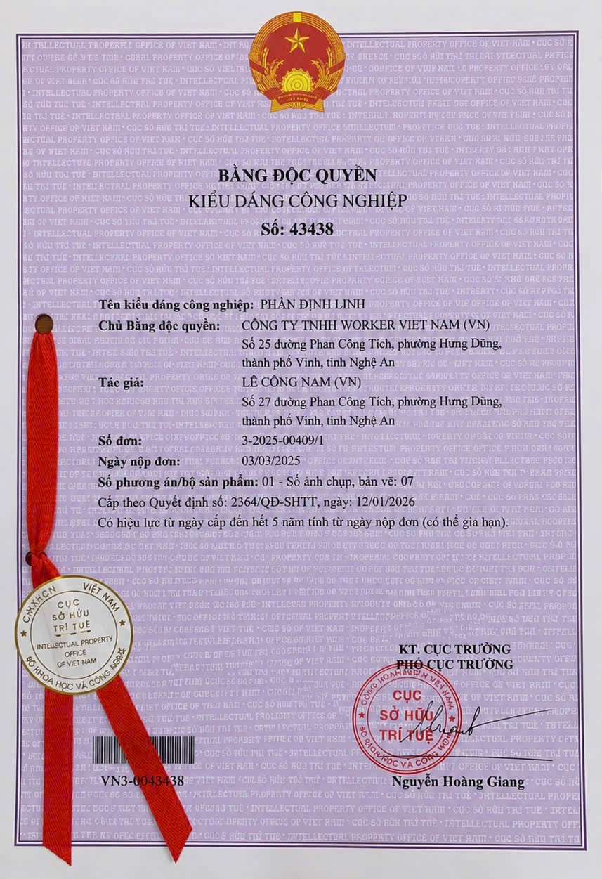 Bằng độc quyền kiểu dáng công nghiệp